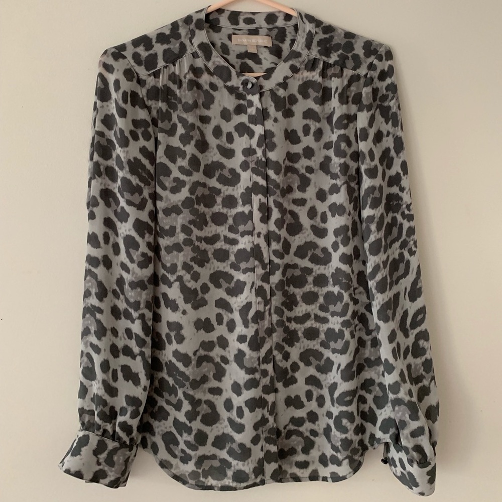 Banana Republic Leopard Blouse